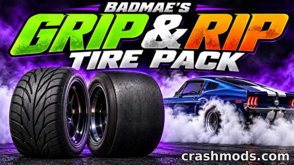 Grip & Rip Tire Pack – Custom Car Tires American Truck Simulator mod screenshot