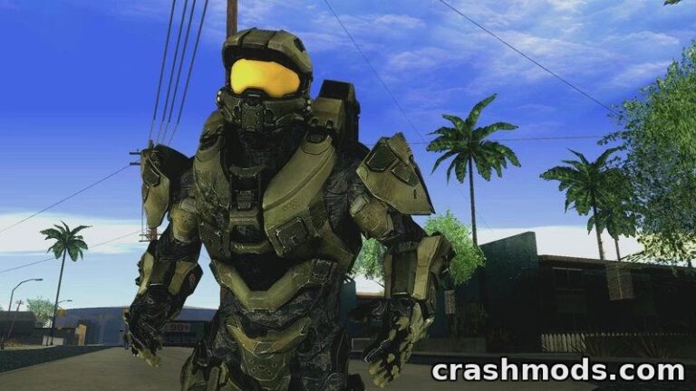 Halo 4 Master Chief – Legendary Spartan Character Skin GTA San Andreas mod screenshot