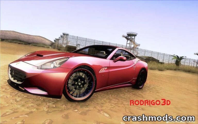 Hamann Ferrari California – Tuned Ferrari with Carbon Spoiler GTA San Andreas mod screenshot
