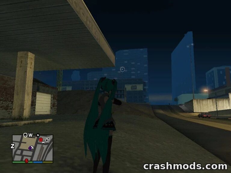 Hatsune Miku Dreamy Theater – Default and HD Skin GTA San Andreas mod screenshot