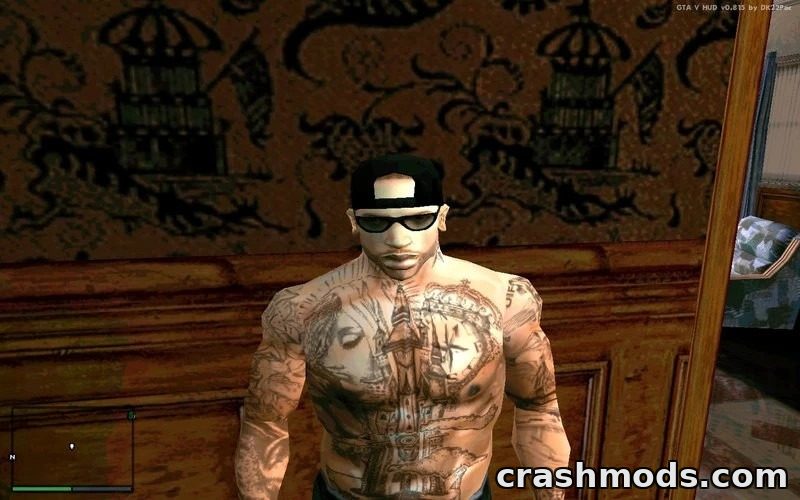HD Tattoo Pack for CJ – Detailed Body Art – screenshot 2