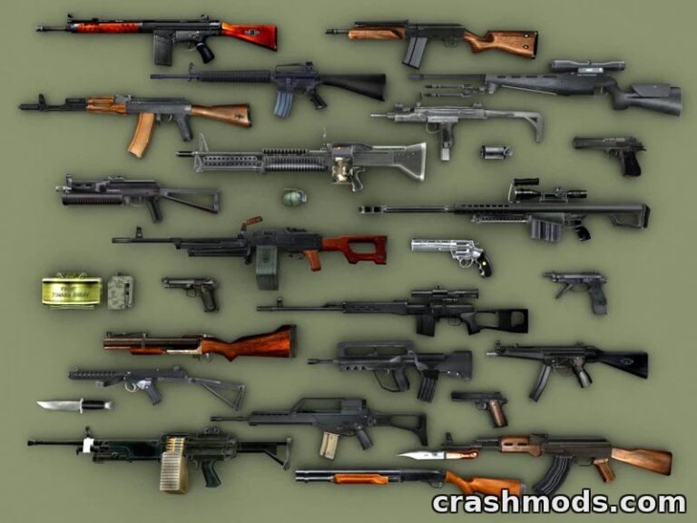 HD Weapons Pack 2016 – High-Quality Armory Upgrade GTA San Andreas mod screenshot