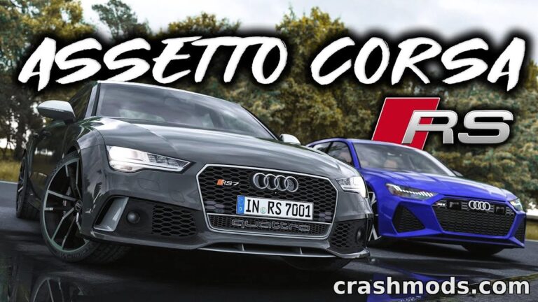 High-Quality Mega Audi Pack – Detailed RS Models for Racing Fans Assetto Corsa mod screenshot