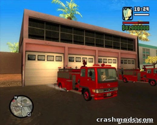Hino Ranger Fire Truck – Fixed Japanese Fire Engine – screenshot 2