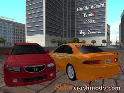 Honda Accord Type-S 2003 – Low-Poly Car with Four Skins GTA San Andreas mod screenshot