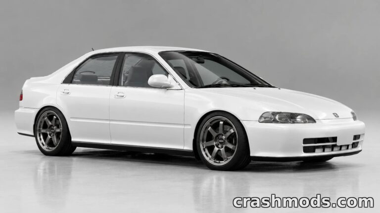 Honda Civic (1991–1995) – Detailed Sedan Car Addon BeamNG.drive mod screenshot
