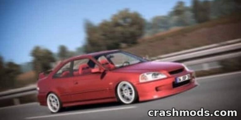 Honda Civic SI – Customizable Car Addon American Truck Simulator mod screenshot