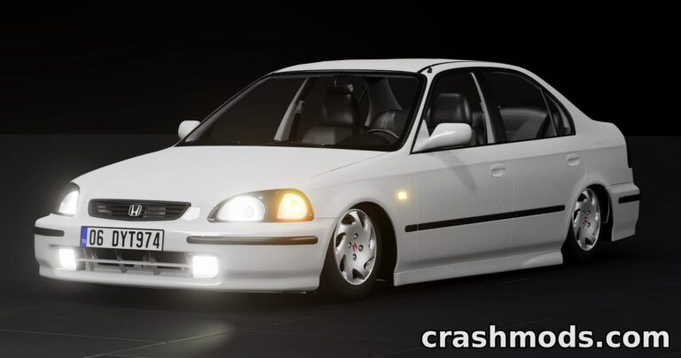 Honda Civic VTi Sedan – Detailed Japanese Compact Car BeamNG.drive mod screenshot