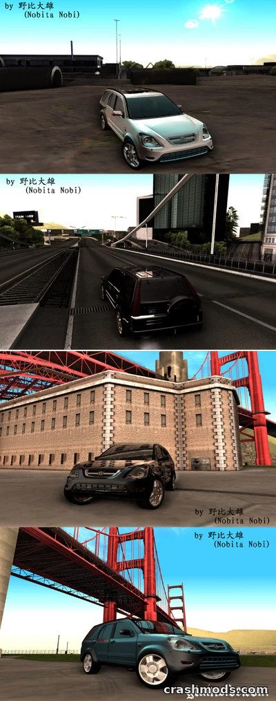 Honda CR-V Mk2 – Compact Japanese SUV GTA San Andreas mod screenshot