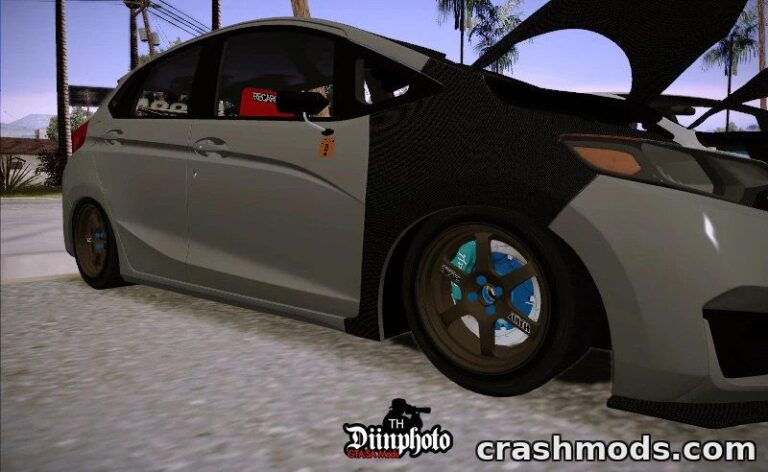 Honda Jazz GK Fit RS K20A Turbo – Compact Hatchback GTA San Andreas mod screenshot