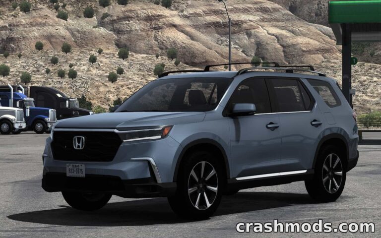 Honda Pilot YG2 2025 – Detailed Car Addon American Truck Simulator mod screenshot