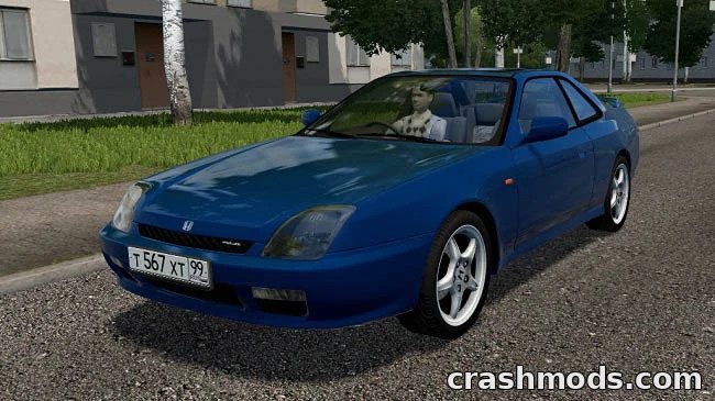 Honda Prelude IV – Front-Drive Sports Coupe, Manual or Auto City Car Driving mod screenshot