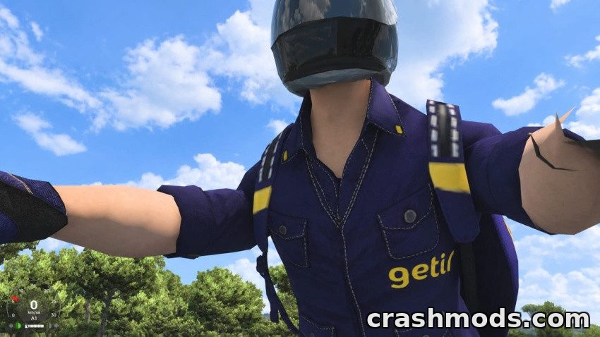 Honda Titan 2008 – Standalone Courier Bike with GETİR Livery – screenshot 2