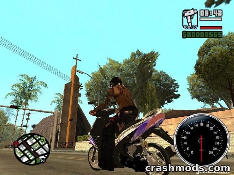 Honda Vario Click – Realistic Scooter Bike for Urban Rides GTA San Andreas mod screenshot