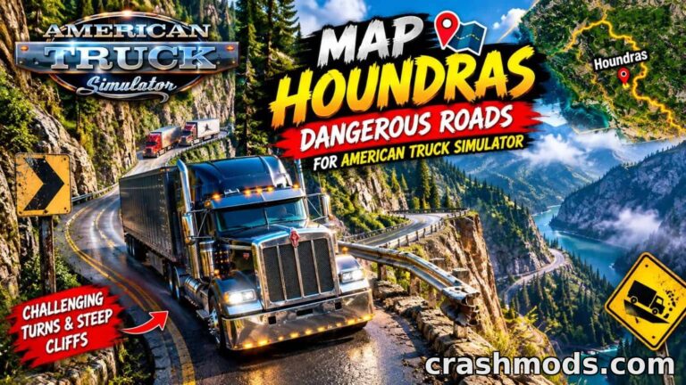 Honduras Map – 26 Cities & Custom Routes American Truck Simulator mod screenshot
