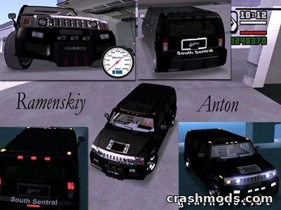 Hummer H2 – Big American SUV GTA San Andreas mod screenshot