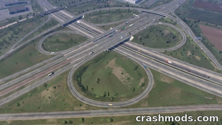 HungaRebuild – Rebuilt Budapest and M0 Expressway Euro Truck Simulator 2 mod screenshot