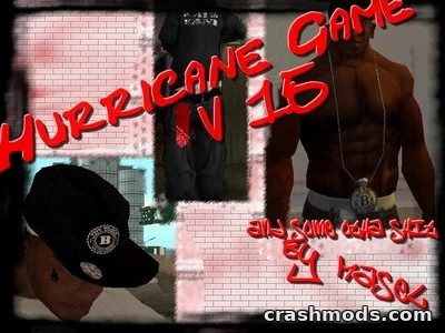 Hurricane Game Skin Pack – Urban Outfit Collection GTA San Andreas mod screenshot