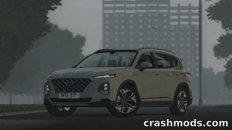 Hyundai Santa Fe 2019 – Custom Sound and Realistic Physics City Car Driving mod screenshot