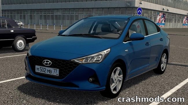 Hyundai Solaris 2 1.6i – Detailed 2022 Sedan Recreation City Car Driving mod screenshot