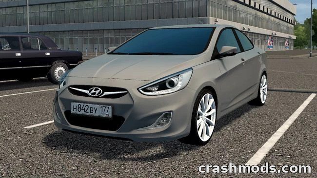 Hyundai Solaris – Subcompact with 5-Speed Manual City Car Driving mod screenshot