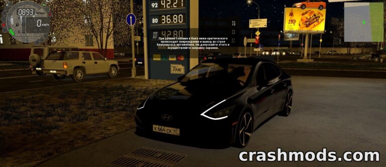 Hyundai Sonata Turbo 2020 – Eighth Generation with 531 hp City Car Driving mod screenshot