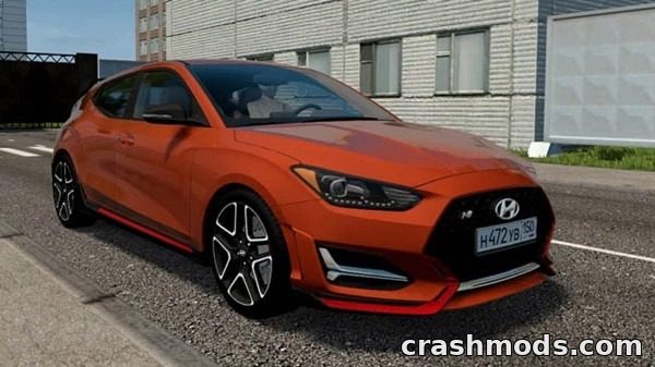 Hyundai Veloster N 2019 – New Physics and Full Sound Set City Car Driving mod screenshot