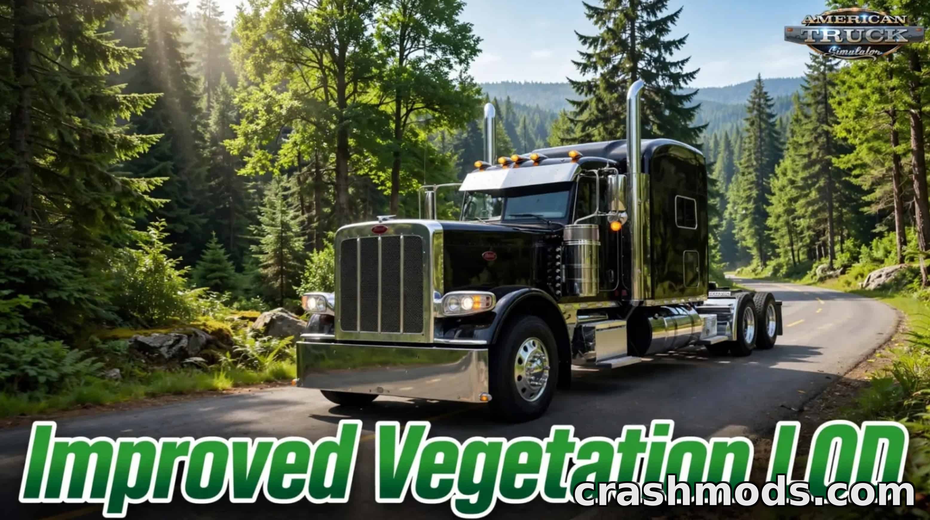 Improved Vegetation LOD – Denser Roadside Scenery – screenshot 2
