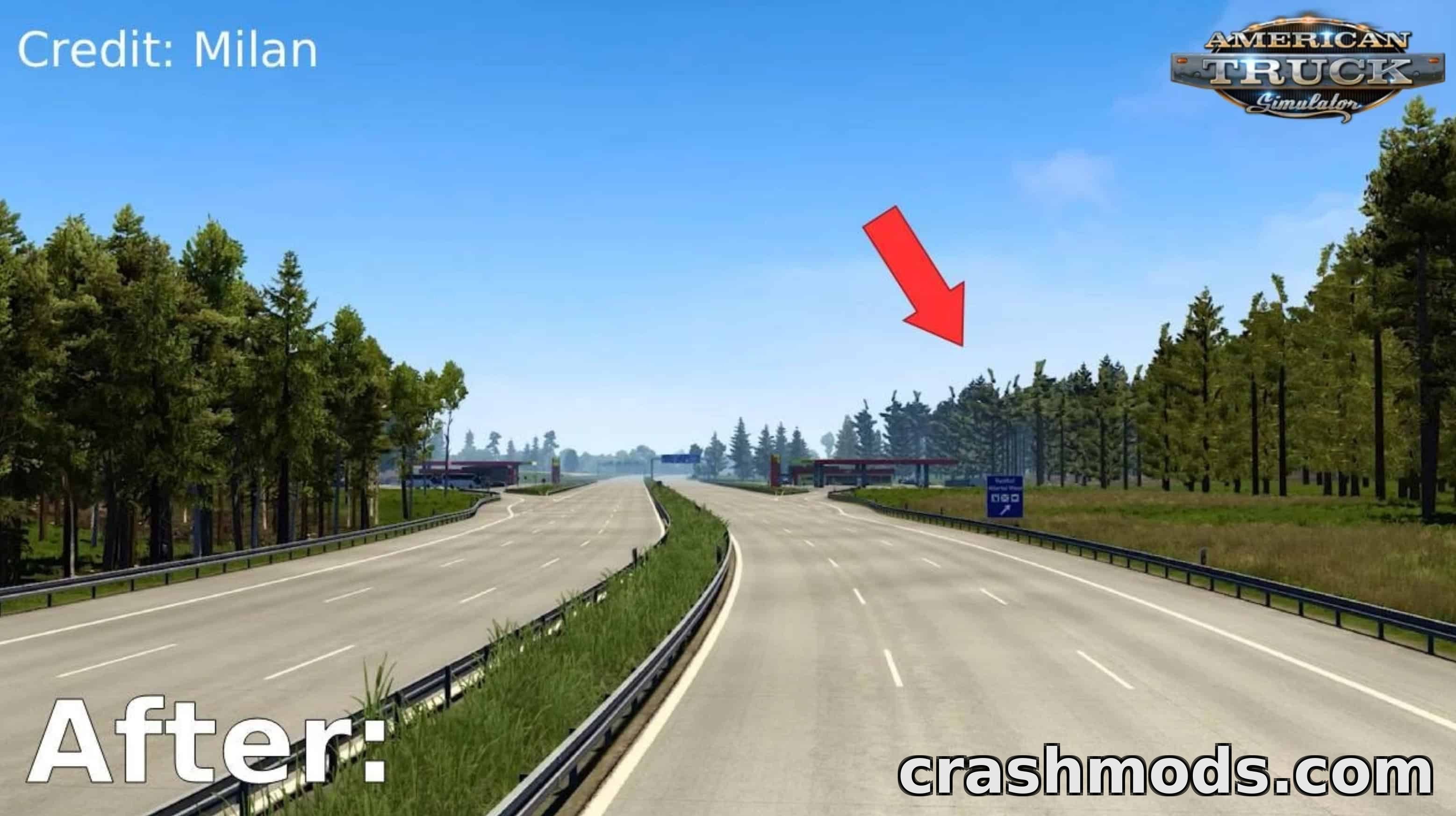 Improved Vegetation LOD – Denser Roadside Scenery – screenshot 4