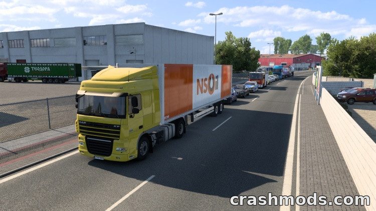 Increased Traffic Density – Busier Roads and Rush Hours Euro Truck Simulator 2 mod screenshot