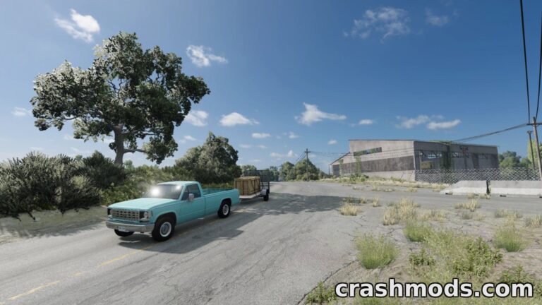 Industrial Village – Expanded Industrial Site Career Map BeamNG.drive mod screenshot