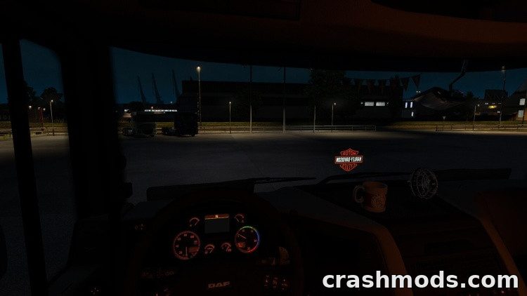 Interior Lights & Emblems – LED Cab Emblems in Seven Colors Euro Truck Simulator 2 mod screenshot