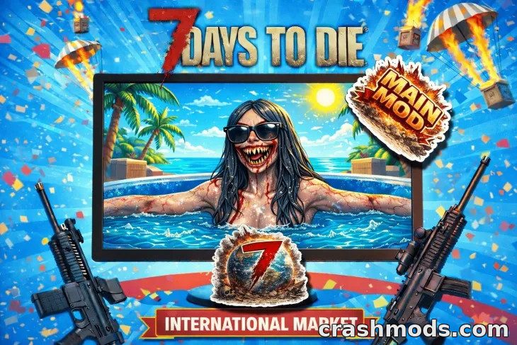International Market – Global Crypto Trade System 7 Days to Die mod screenshot