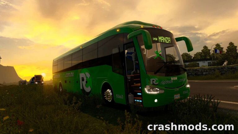 Irizar i5 – Detailed Coach Bus American Truck Simulator mod screenshot