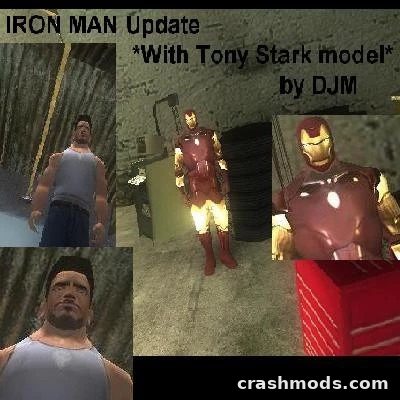 Iron Man Update – Superhero Skin Pack GTA San Andreas mod screenshot
