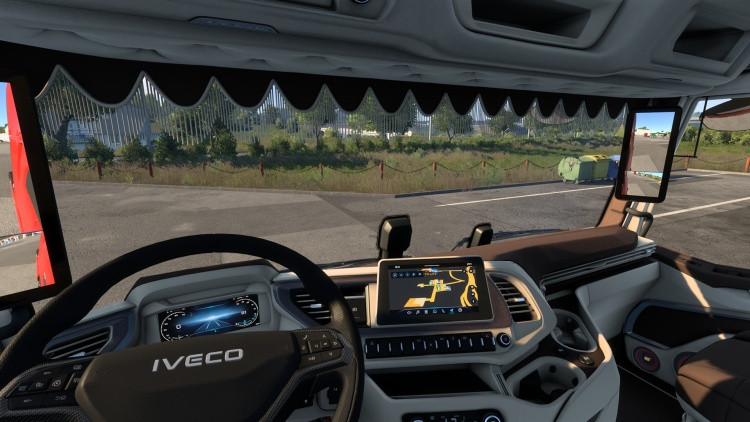 Iveco S-Way Italy Interior – Full Interior with Own Slots Euro Truck Simulator 2 mod screenshot