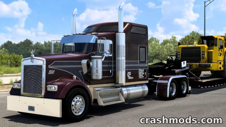 J4 Ventures Livery – Canadian Trucking Skin for W900 American Truck Simulator mod screenshot
