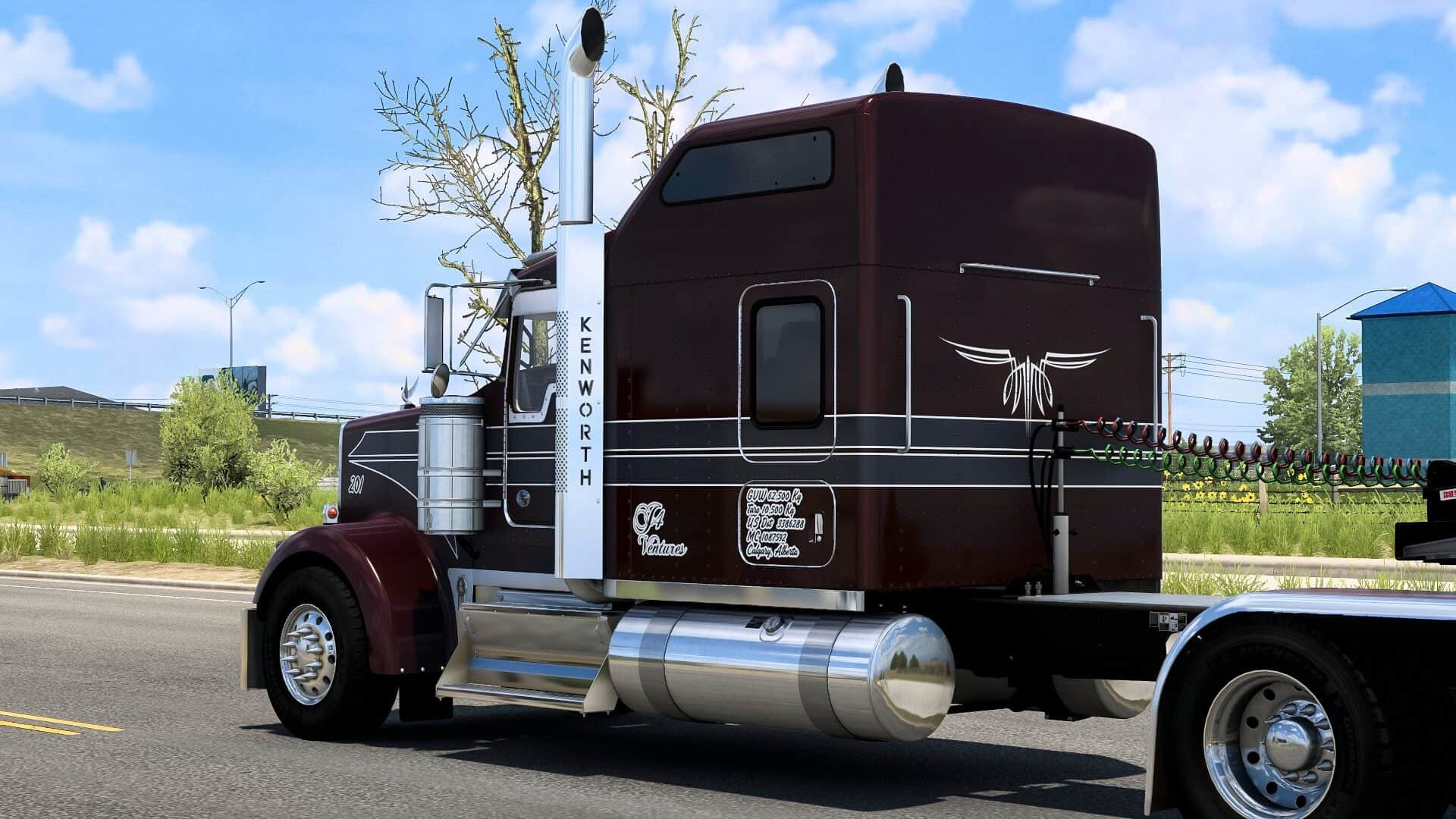 J4 Ventures Livery – Canadian Trucking Skin for W900 – screenshot 2