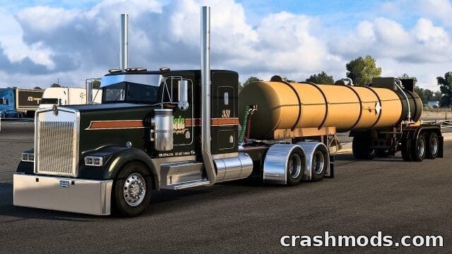 Jade Transport Skin for Moiza W900 – Custom Livery American Truck Simulator mod screenshot