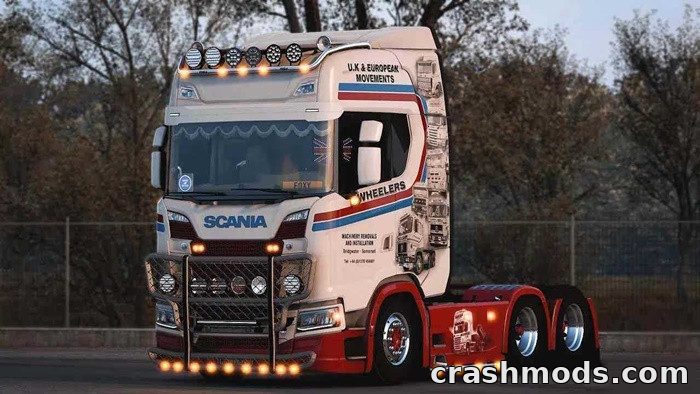 JB Light Pack – Spot Lamps and LED Bars for All Trucks Euro Truck Simulator 2 mod screenshot