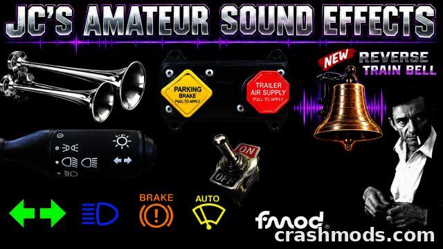 JC Sound Effects Pack – Custom Truck & Horn Sounds American Truck Simulator mod screenshot