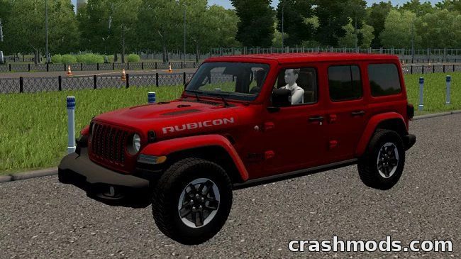 Jeep Wrangler JLU Rubicon – 272 hp Off-Roader with Removable Roof City Car Driving mod screenshot