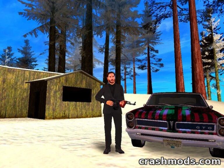 John Wick Character Skin – Realistic Action Style GTA San Andreas mod screenshot