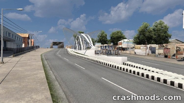 Jowo Map – Cities of the Island of Java Euro Truck Simulator 2 mod screenshot