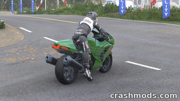 Kawasaki Ninja ZX-14R 2012 – Detailed Sport Motorcycle – screenshot 3
