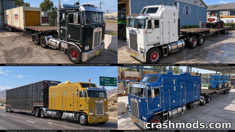 Kenworth K100 – Classic Custom Truck American Truck Simulator mod screenshot