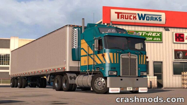 Kenworth K100 – Classic Cabover Truck American Truck Simulator mod screenshot
