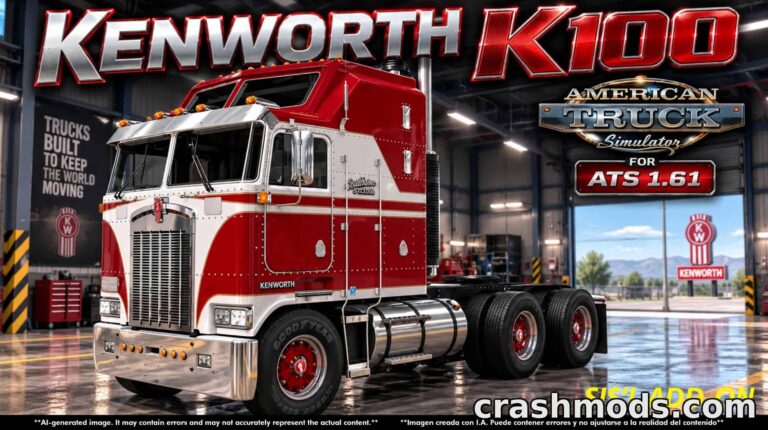Kenworth K100 SiS’L MegaPack – Cabin Accessory Add-On American Truck Simulator mod screenshot
