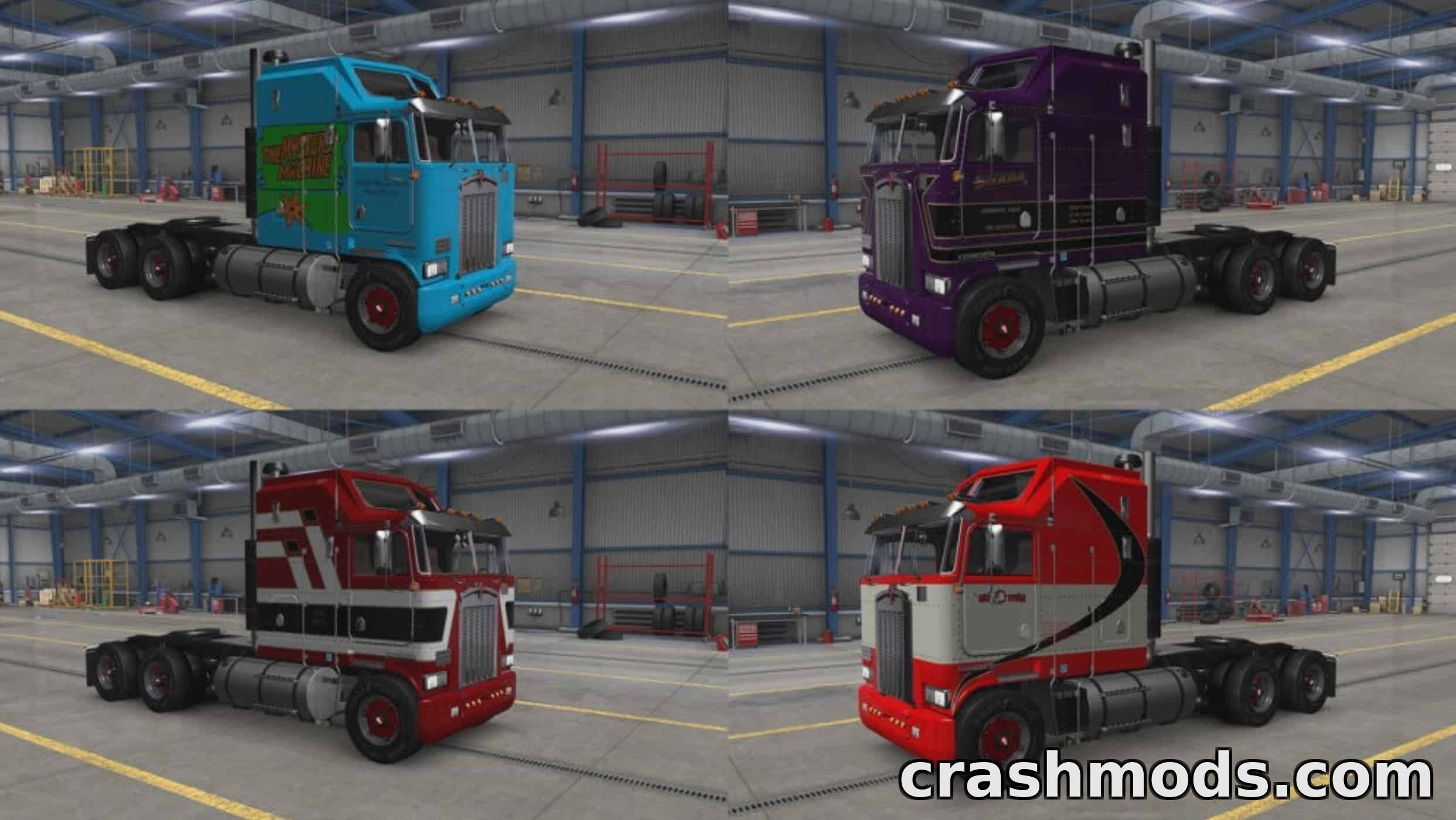 Kenworth K100 Skins Pack – Custom Livery Collection – screenshot 2