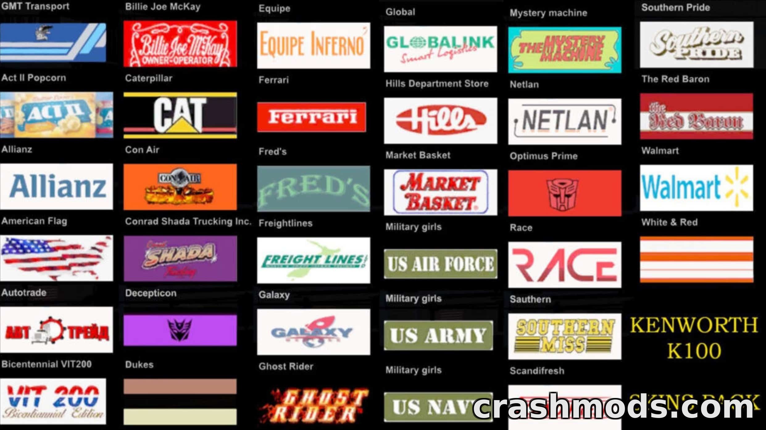 Kenworth K100 Skins Pack – Custom Livery Collection – screenshot 3